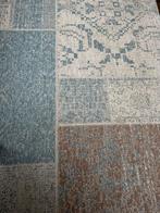 Vloerkleed blauw, bruin, creme, Huis en Inrichting, Stoffering | Tapijten en Kleden, Ophalen, Bruin, 150 tot 200 cm, 200 cm of meer