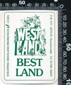 Sticker: Westland Bestland, Ophalen of Verzenden, Zo goed als nieuw, Bedrijf of Vereniging