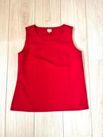 Top blouse Pauw mt 3 38 M rood/ vest beige blazer, Kleding | Dames, Ophalen of Verzenden, Zo goed als nieuw, Maat 38/40 (M), Beige
