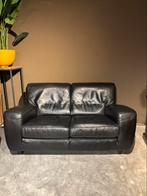 2 Fatboy Molinari Banken Zwart buffelleer, Huis en Inrichting, Italie, Gebruikt, Design, 150 tot 200 cm