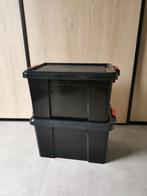 IRIS Powerbox Opbergbox - 50L - Kunststof - Zwart/Rood, Doe-het-zelf en Verbouw, Kratten en Dozen, Ophalen, Doos, 50 tot 75 cm