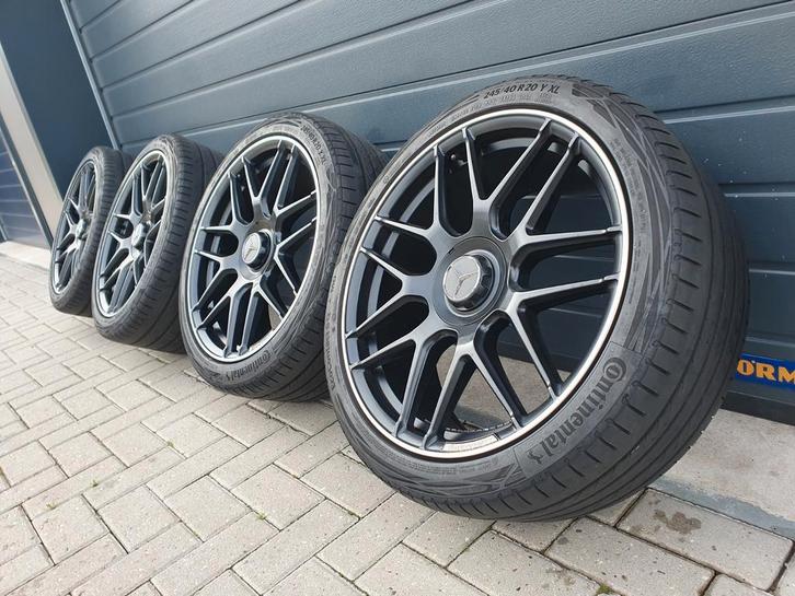 Mercedes E63 AMG C63 AMG S63 AMG 20" Velgen Continental 4mm, Auto-onderdelen, Banden en Velgen, Banden en Velgen, Zomerbanden