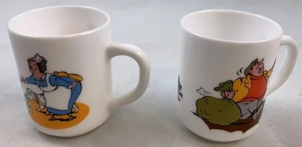 Disney 101 Dalmatiërs Mokken Set Melkglas Vintage Arcopal, Coolsingel 104, 3011 AG Rotterdam, Netherlands, Verzenden, Overige figuren
