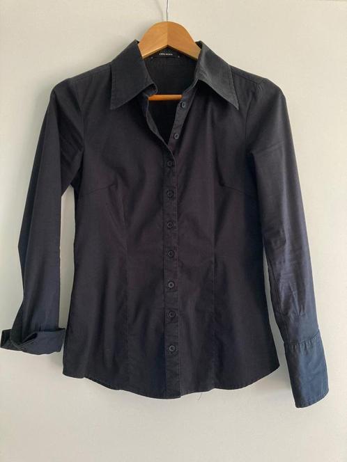 Vrouwelijk zwart blousje (Vero Moda) S, Kleding | Dames, Blouses en Tunieken, Zo goed als nieuw, Maat 36 (S), Zwart, Ophalen of Verzenden
