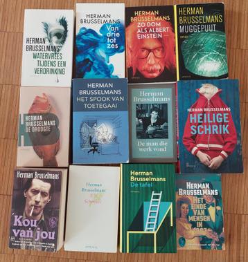12 Herman Brusselmans boeken. €25 (plus verzendkosten) beschikbaar voor biedingen
