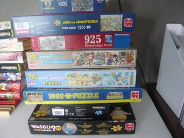puzzels Wasgij; J.v.H; Comic etc. beschikbaar voor biedingen