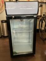 koelkast met glasdeur SC81 extra smal, Zonder vriesvak, 75 tot 100 liter, Zo goed als nieuw, 45 tot 60 cm