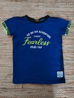 B.Nosy jongens shirt kobalt blauw met opdruk, Kinderen en Baby's, Kinderkleding | Maat 98, B.Nosy, Ophalen of Verzenden, Zo goed als nieuw