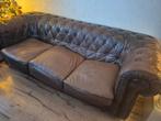 Leren bankstel chesterfield, Ophalen, Gebruikt, Chesterfield, Driepersoons