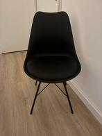 2x Jysk KLARUP eettafel stoelen zwart, Huis en Inrichting, Stoelen, Ophalen, Zo goed als nieuw, Twee
