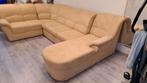 Bankstel, hoekbank, slaapbaak, Ophalen, Gebruikt, Hoekbank, Stof