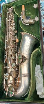 Altsax  Frank Holton uit 1915, Muziek en Instrumenten, Ophalen, Gebruikt, Alt, Met koffer