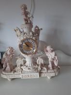 Oude zware brocante klok, loopt perfect op batterijen, Antiek en Kunst, Antiek | Klokken, Ophalen
