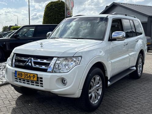 Mitsubishi Pajero 3.8 V6 Instyle 7-Persoons 2014 Wit Schuifd, Auto's, Mitsubishi, Bedrijf, Pajero, ABS, Achteruitrijcamera, Airbags