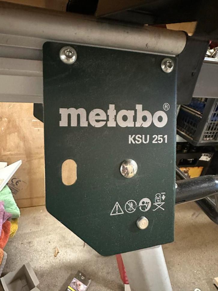 Metabo KSU 251 Onderstel - Compleet & Netjes, Doe-het-zelf en Verbouw, Werkbanken, Gebruikt, Ophalen