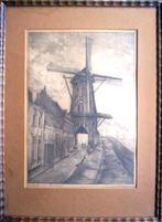 Cees Bolding.(1897-1979.De Molen van Ruysdael '28.Prachtig., Ophalen of Verzenden
