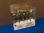 Taartkaarsjes Happy Birthday, Hobby en Vrije tijd, Taarten en Cupcakes maken, Ophalen of Verzenden, Nieuw, Taarten, Versiering