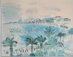 Raoul Dufy meesterwerk ingelijst in dubbele passepartout, Antiek en Kunst, Ophalen of Verzenden