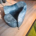 Nieuwe Petrol Blue Fauteuil, Huis en Inrichting, Fauteuils, Ophalen, Minder dan 75 cm, Nieuw, Metaal