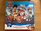 Vloerpuzzel Paw Patrol, Ophalen of Verzenden, 10 tot 50 stukjes, Zo goed als nieuw, 4 tot 6 jaar