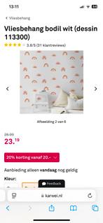 1 rol behang Regenboog, Huis en Inrichting, Stoffering | Behang, Ophalen, Minder dan 10 m²