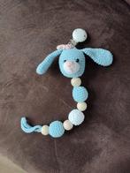 Nieuw gehaakt speenkoord met dierenkopje, Hobby en Vrije tijd, Ophalen of Verzenden, Nieuw, Haken, Overige typen
