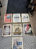 7 oude Rolex reclame posters in gouden lijsten, Ophalen, Voor 1940, Zo goed als nieuw, Overige onderwerpen