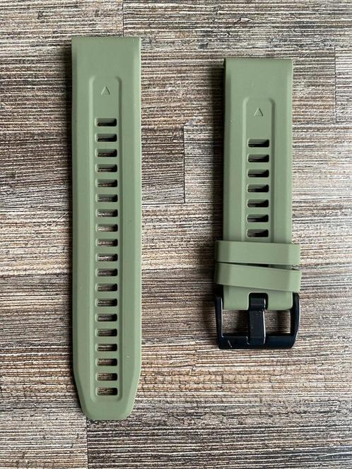 25016 Polsband Quickfit Garmin Fenix 22mm, nieuw, Sieraden, Tassen en Uiterlijk, Sporthorloges, Nieuw, Groen, Ophalen of Verzenden