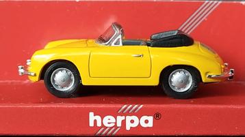 Porsche 356 B Cabrio 1:87 H0 Herpa Pol  beschikbaar voor biedingen