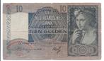 Nederland - 1940 - 10 Gulden, Ophalen of Verzenden, 10 gulden, Los biljet