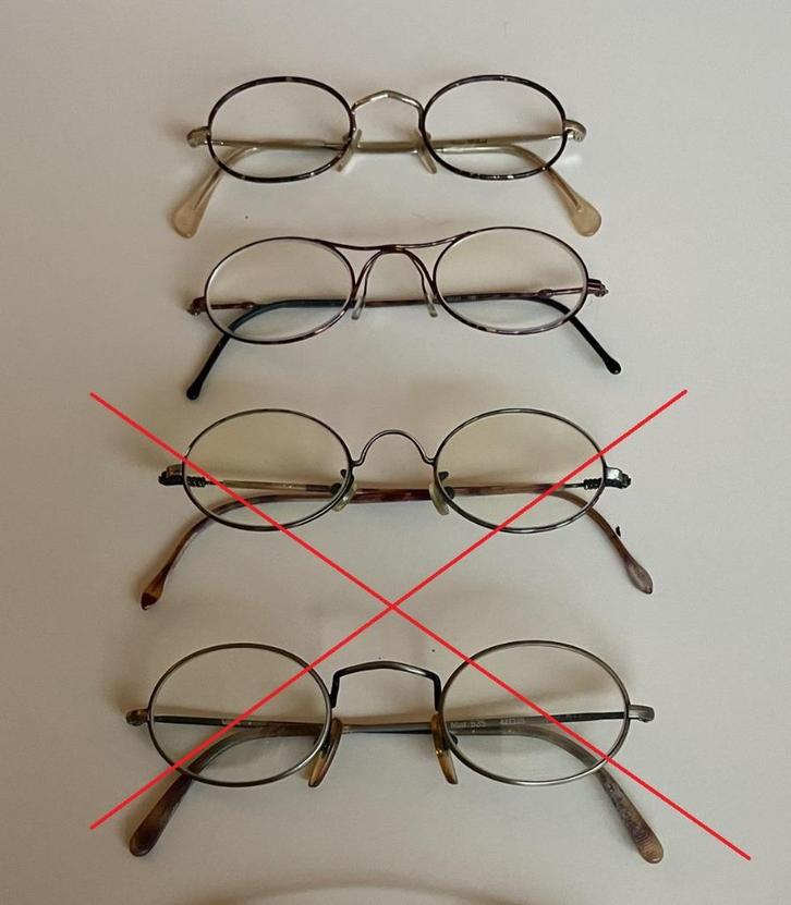 Z.g.a.n. Diverse luxe monturen met geslepen glazen, Sieraden, Tassen en Uiterlijk, Zonnebrillen en Brillen | Dames, Zo goed als nieuw