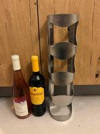 Ikea rvs grundtal wijnrek wandrek, Huis en Inrichting, 5 tot 15 flessen, Ophalen of Verzenden, Zo goed als nieuw, Metaal