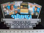 2x sticker veronica blad de mooiste de dikste logo, Verzenden, Zo goed als nieuw, Film, Tv of Omroep