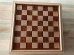 Mooie luxe houten schaak en dam set, Ophalen of Verzenden, Nieuw