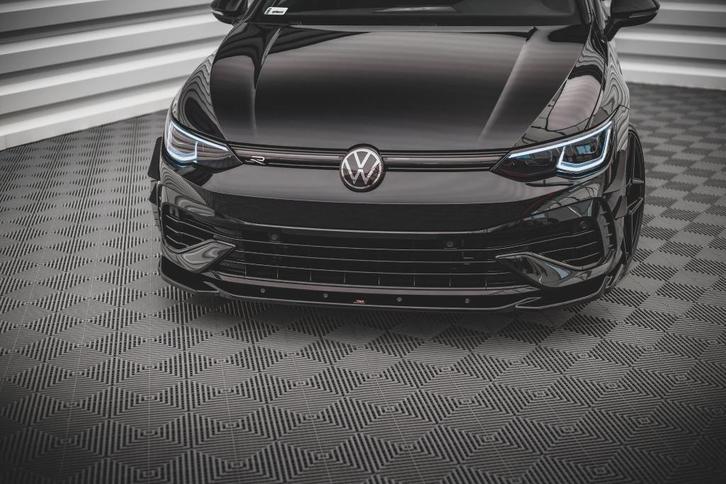 Maxton Design Front Splitter V.4 Volkswagen Golf R Mk8, Auto diversen, Tuning en Styling, Ophalen of Verzenden