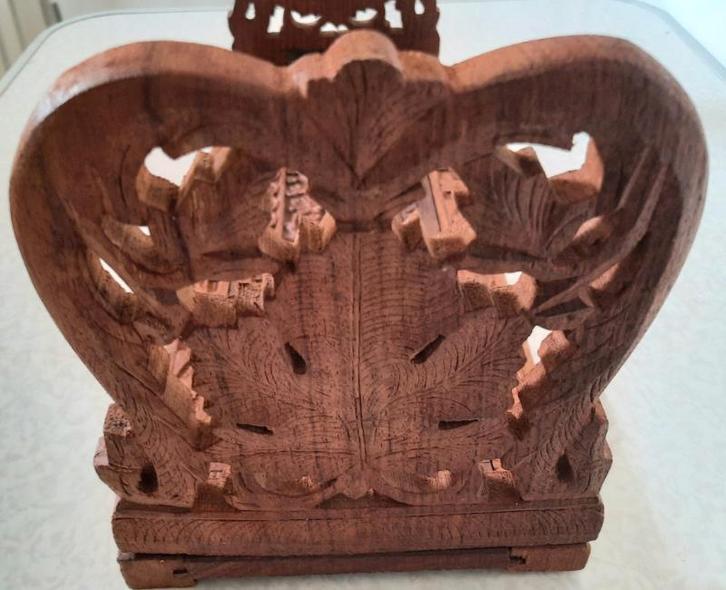 Mahoniehout gestoken boekkenplank,verstelbaar/uitschuifbaar, Antiek en Kunst, Antiek | Boeken en Bijbels, Ophalen of Verzenden