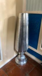 Hoge aluminium vaas van Bob Design - 88 cm, Ophalen, Overige materialen, Zwart, Zo goed als nieuw