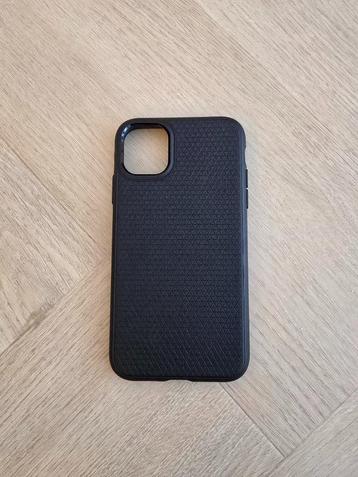 Spigen Liquid Air iPhone 11 case kleur zwart beschikbaar voor biedingen