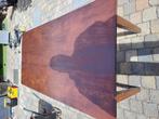 Teak houten tafel, Huis en Inrichting, Tafels | Eettafels, Ophalen, 50 tot 100 cm, Zo goed als nieuw, Vijf personen of meer