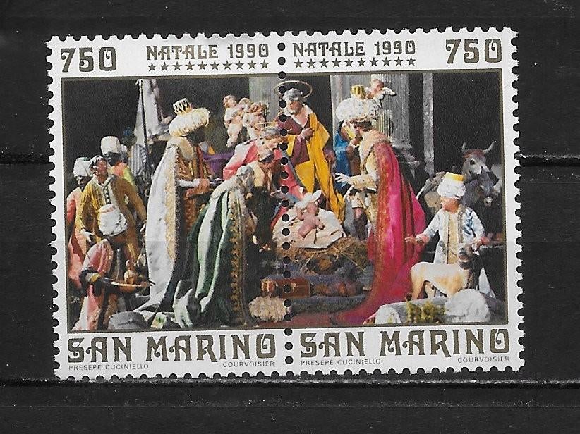 San Marino 1990 postfris kerst, Verzenden, Overige landen, Postfris