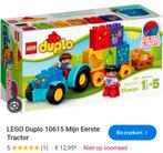 Duplo Tractor met Fruit Aanhanger, Ophalen of Verzenden, Zo goed als nieuw, Complete set, Duplo