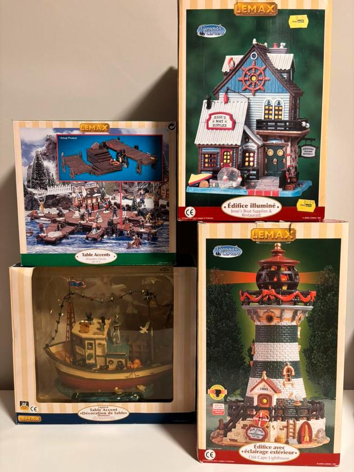 Lemax haven set, Diversen, Kerst, Zo goed als nieuw, Ophalen of Verzenden