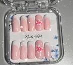 French Tip Nagel Set - Handgeschilderd & Custom, Wit, Nieuw, Ophalen of Verzenden, Handen en Nagels