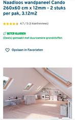 CanDo wit naadloze wandpanelen 51,52m2, Doe-het-zelf en Verbouw, Platen en Panelen, Ophalen, Nieuw