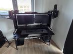 Zwart bureau (Fredde gamebureau), Huis en Inrichting, Bureaus, Ophalen, Zo goed als nieuw, Bureau
