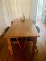 Eettafel Mangohout, Huis en Inrichting, Ophalen, Overige materialen, Gebruikt, Robuust, natuurlijk