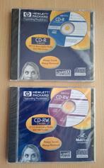 2 CD's om te branden (CD-RW en CD-R), Verzenden, Nieuw, Cd, HP