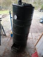 2 zelfbouw rooktonnen, Ophalen