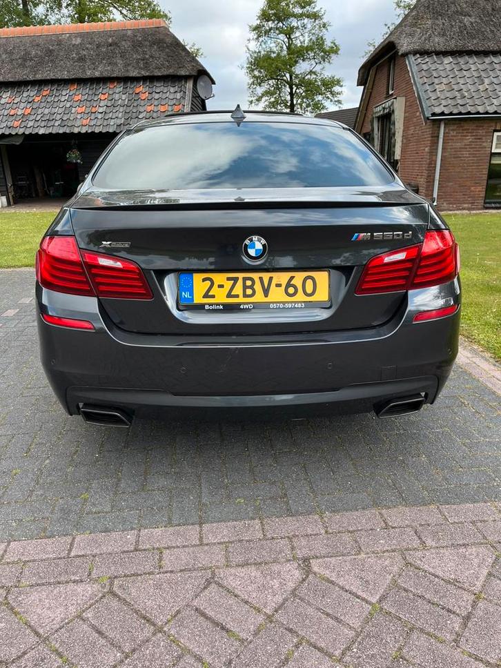 M550d, Auto's, BMW, Particulier, 5-Serie, Diesel, Sedan, Automaat, Overige kleuren, Zwart, Leder, Vierwielaandrijving, Dealer onderhouden