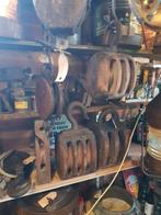 Blokken en katrollen, Antiek en Kunst, Antiek | Gereedschap en Instrumenten, Ophalen of Verzenden